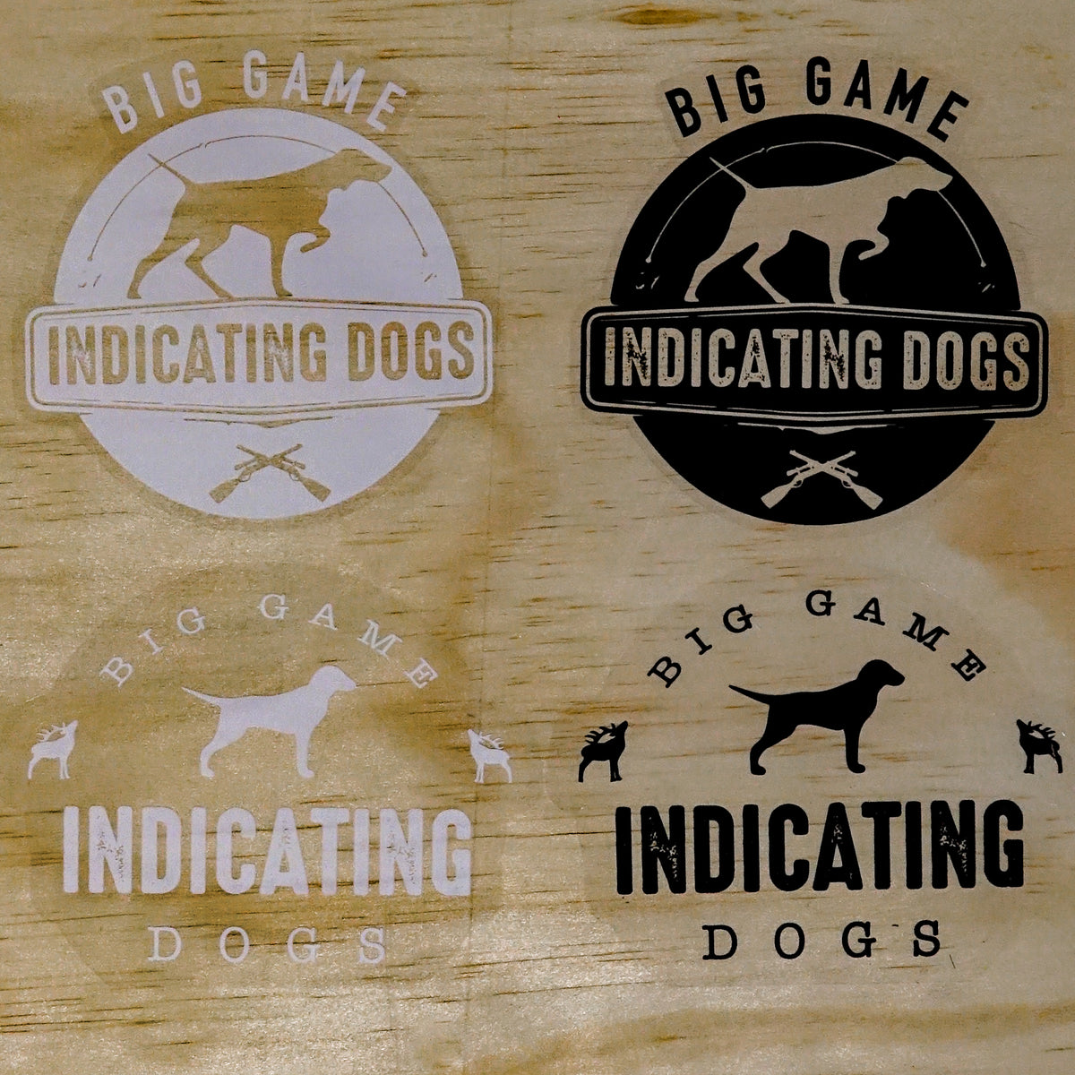 Stickers – Big Game Indicating Dogs